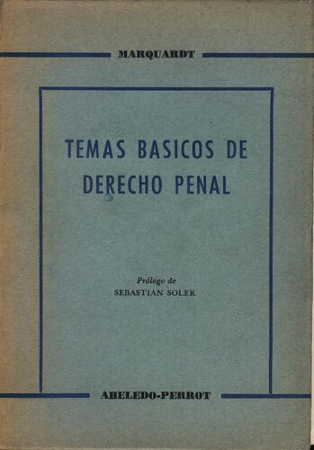 Temas Basicos De Derecho Penal