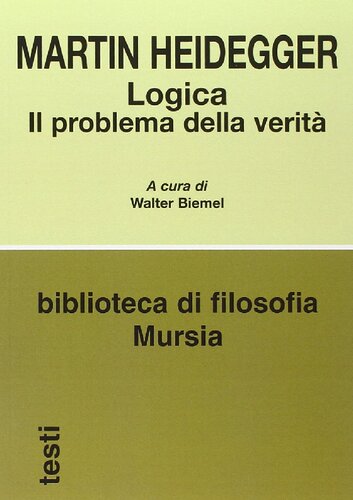 Logica. Il problema della veritá