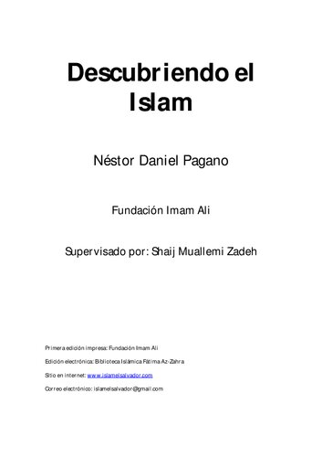 Descubriendo El Islam