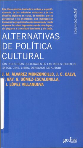 Alternativas De Politica Cultural