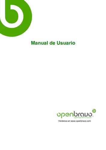 Openbravo  Manual De Usuario