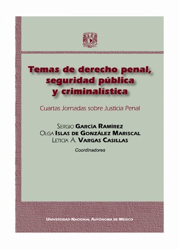 Temas De Derecho Penal Seguridad Publica Y Criminalistica