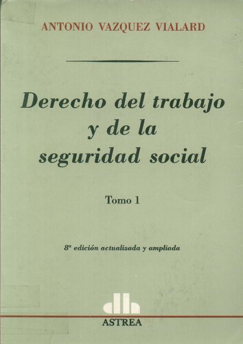 Derecho Del Trabajo Y De La Seguridad Social