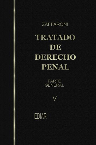 Tratado de Derecho Penal. Parte General. Tomo V