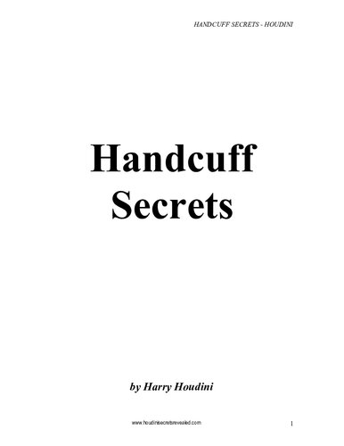 Handcuff Secrets