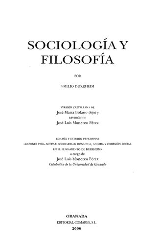 Sociologia Y Filosofia