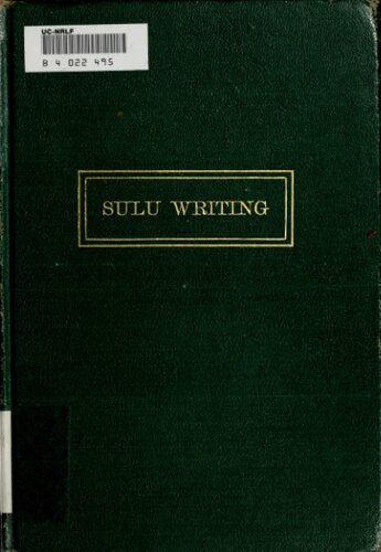 Sulu writing