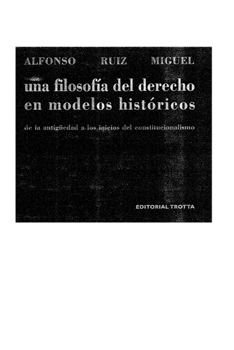 Una Filosofia Del Derecho En Modelos Historicos