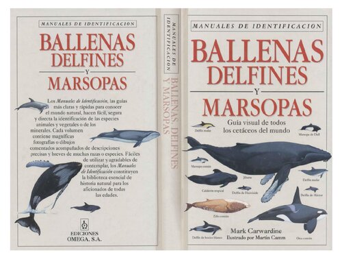 Ballenas, delfines y marsopas. Manuales de identificación