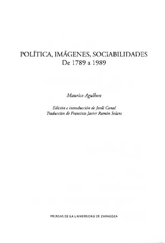 Politica Imagenes Sociabilidades De 1789 A 1989