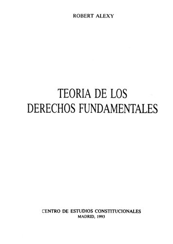 Teoria De Los Derechos Fundamentales