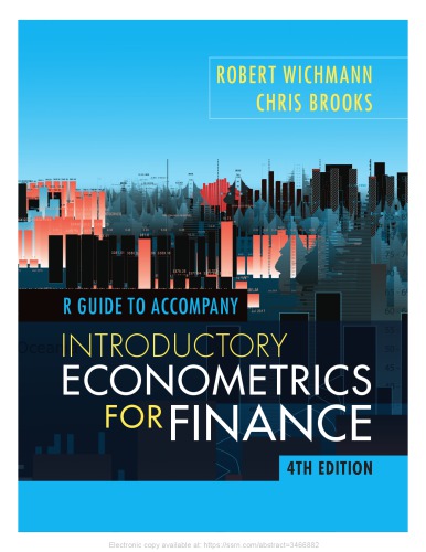 Introductory Econometrics for Finance (R Guide)