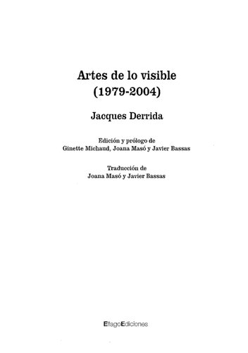 Artes De Lo Visible