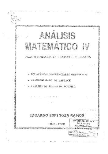 Analisis Matematico 4