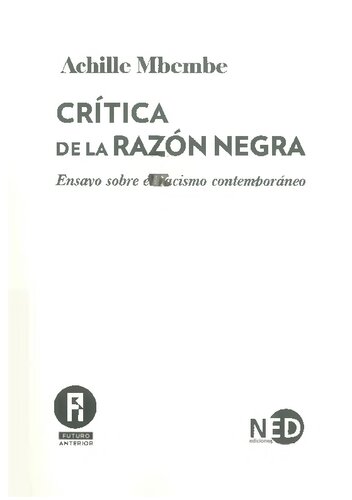 Critica De La Razon Negra