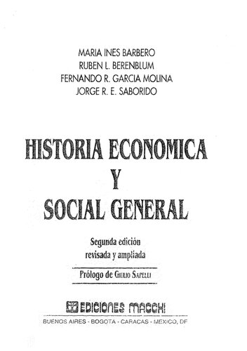 Historia Economica Y Social General