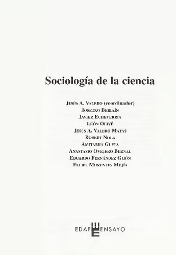 Sociología de la Ciencia