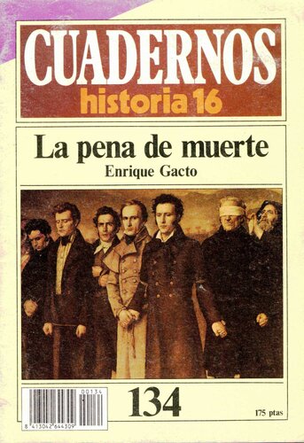 Cuadernos de Historia 16 La Pena De Muerte. 134 ed 1985