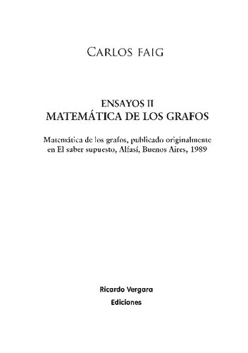 Matematica De Los Grafos