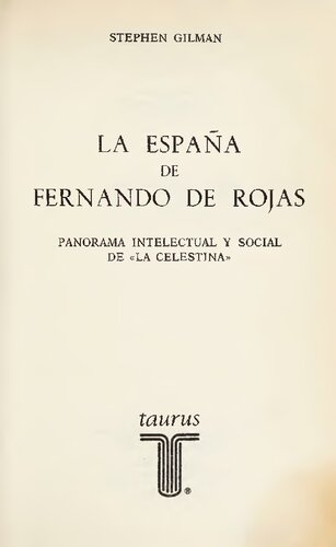 La España De Fernando De Rojas