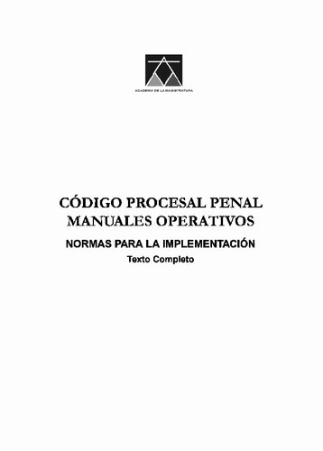 Codigo Procesal Penal