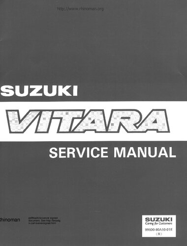 Service Manual Vitara 1991