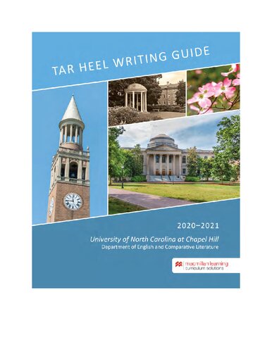 Tar Heel Writing Guide