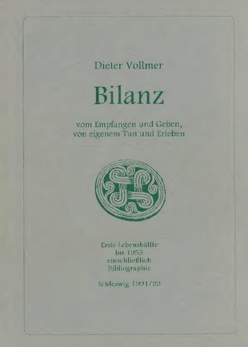 Dieter Vollmer - Bilanz