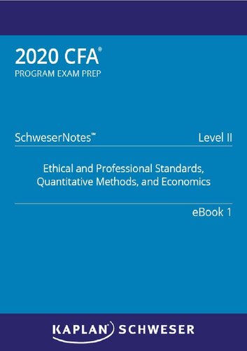 2020 CFA Level II  Schweser Notes eBook 1