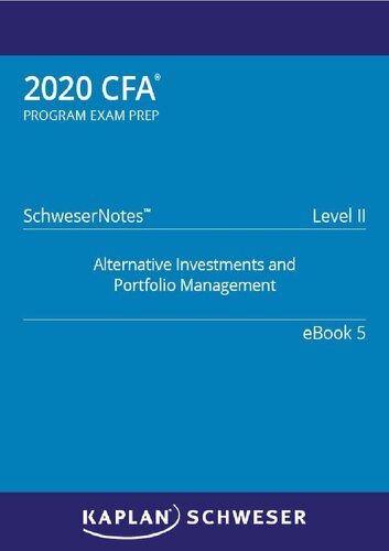 2020 CFA Level II  Schweser Notes eBook 5