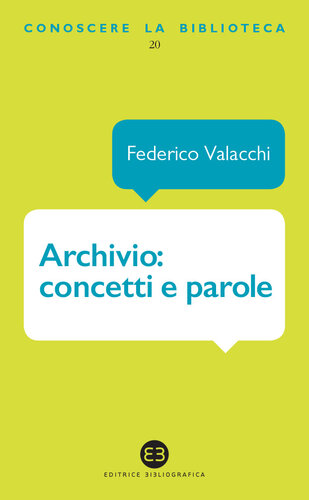 Archivio: concetti e parole