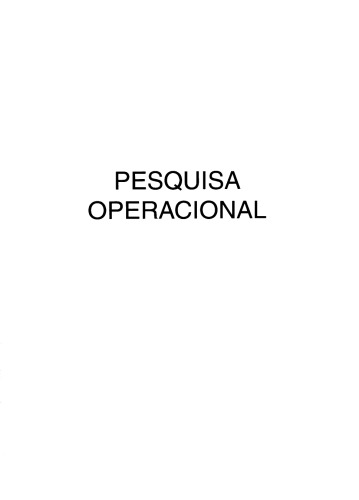 Pesquisa Operacional