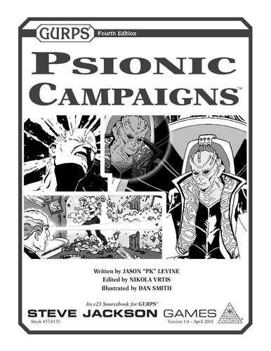 GURPS 4th edition. Psionic Campaigns