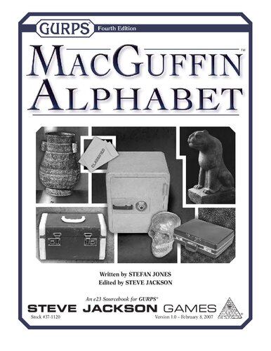 GURPS 4th edition. MacGuffin Alphabet