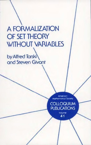 A formalization of set theory without variables