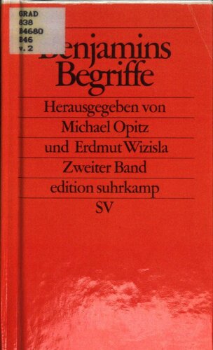 Benjamins Begriffe (Band 2)