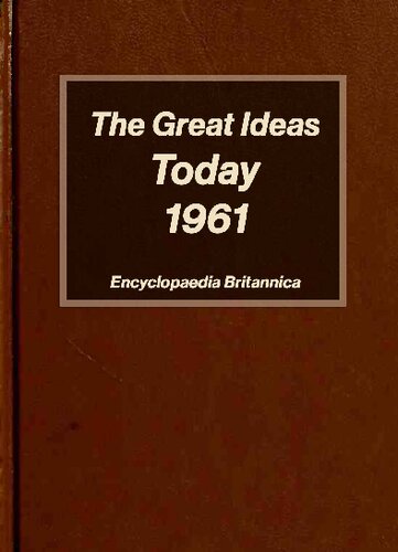The Great Ideas Today 1961