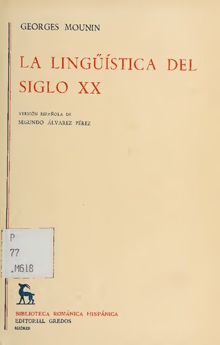 La lingüística del siglo XX