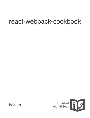 React webpack-cookbook