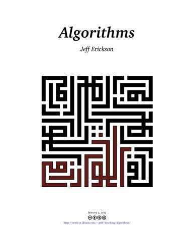 Algorithms Jeff Erickson (UIUC CS473 573)