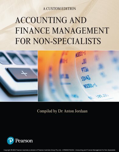 Accounting and Finance Management for Non-Specialist (Custom Edition EBook)