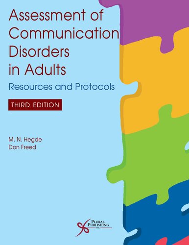 Assessment of communication disorders in adults : resources andprotocols