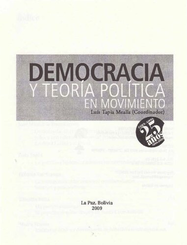 Democracia y teoría política en movimiento