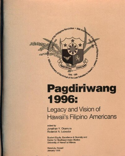 Pagdiriwang 1996: Legacy and Vision of Hawaii's Filipino Americans