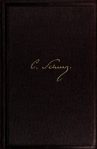 The Reminiscences of Carl Schurz --1852-1863