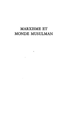 Marxisme et monde musulman