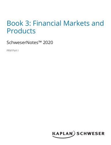 FRM Part 1 Financial Markets and Products