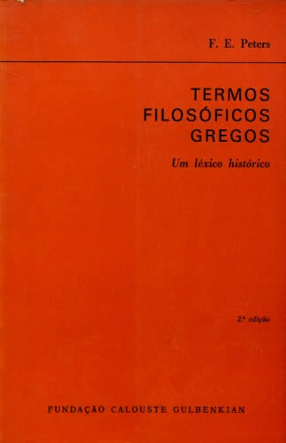 Termos Filosóficos Gregos: Um Léxico Histórico