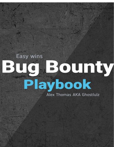 Bug Bounty Playbook v1