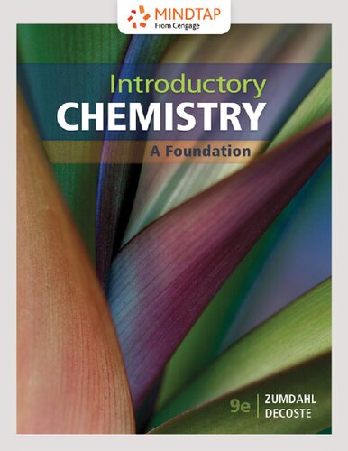 DeCoste Donald J Zumdahl Steven S Introductory chemistry Cengage learning 2019